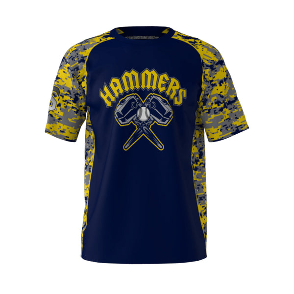 Hammer with Camouflage Softball T-Shirt