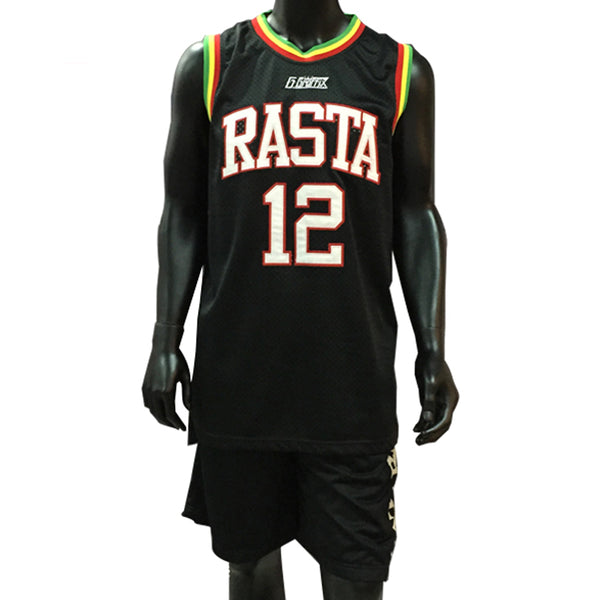 MEN PRINT SPORTS BASKETBALL UNIFORMS AND SHORTS