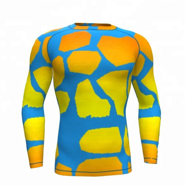 Long Sleeve Rash Guard Spandex Compression Wear